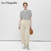 拉夏贝尔/La Chapelle高腰显瘦直筒西装裤女通勤时尚小个子九分烟管裤 商品缩略图2