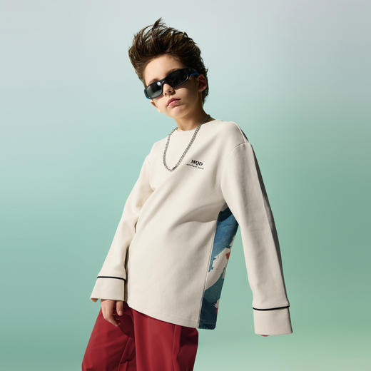 【MQD】【国潮系列】男童卫衣2025春季新款儿童长袖T恤原创外套 商品图2