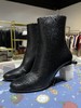 【超惠秒】GUCCI 古驰 女士可拆卸珠宝蝴蝶结 真皮高跟及踝靴11856 商品缩略图6