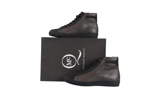 【超惠秒】McQueen 麦昆 男女通款做旧真皮中帮运动休闲鞋12268 商品图10