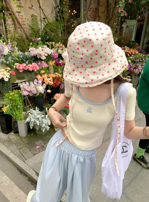 【99元任选2件】微信打折价！2色短款修身显瘦撞色边短袖 商品图5