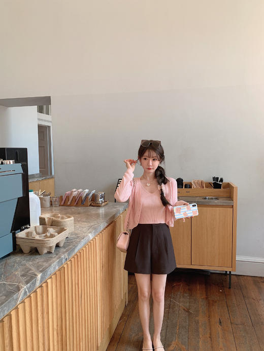 金蘑菇菇  大都会西裤 / 通勤百搭高级感高腰西装短裤 商品图5