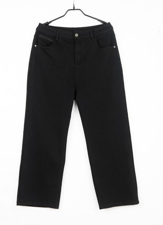 一周发货！非松紧腰【黑色牛仔裤  利落9分裤】推荐小个子人手一条✌人人衣柜里都得有的一条牛仔裤，有弹力，穿着舒适！经典黑色牛仔，上身显瘦！ 商品图9