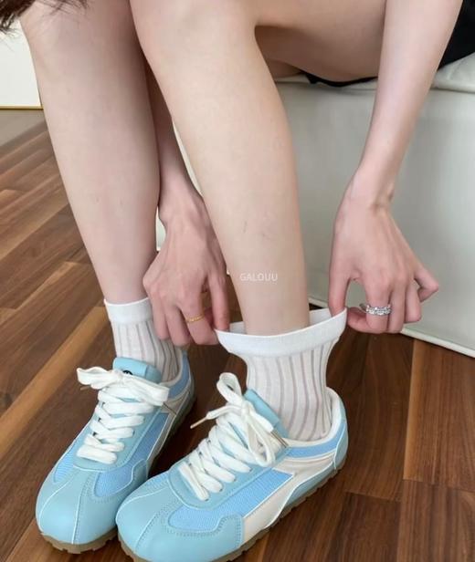 10双装💰❗️❗️🎁【Galouu日系薄款镂空网眼袜】💥可爱爆了❤️网眼小短袜夏天！心动啊啊啊啊！真的巨巨巨透气的！！温柔的芭蕾风🧦太少女了 商品图7