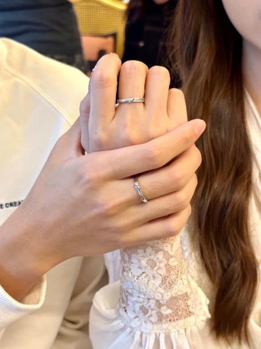 浪漫七夕💕【999纯银情侣戒指 】❗️高级氛围感拉满的戒指 指间的法式浪漫❗ 商品图9