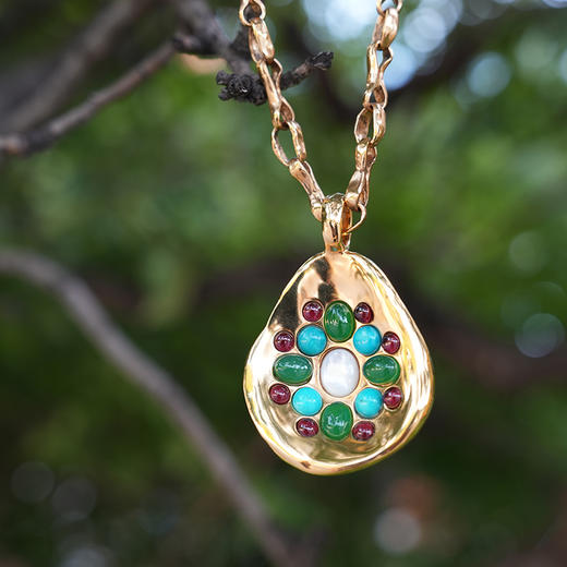 北京仓｜Goossens Paris-Circé-金色 海洋宝藏 项链［法国设计师］ 商品图5