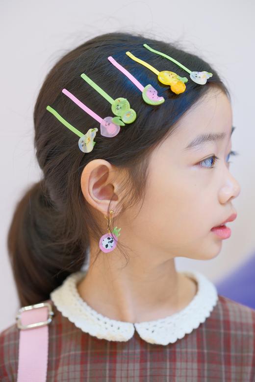 古古楽简约可爱多巴胺配色耳饰 | 以时令蔬果为灵感、搭配多巴胺配色、简约可爱、色彩明快、大小朋友皆可佩戴 商品图11