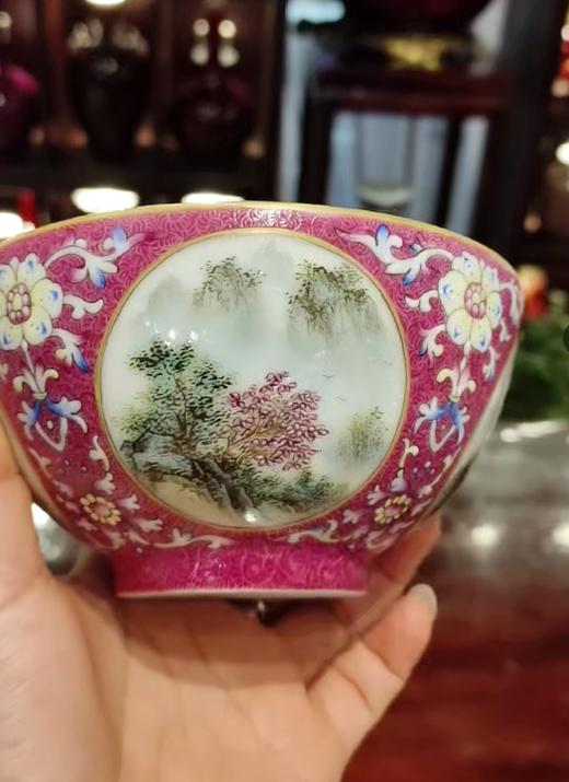 胭脂红碗/杯子 商品图1