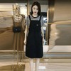 2025新款背带裙大码女装时尚休闲条纹裙子女夏季小个子中长连衣裙 商品缩略图1