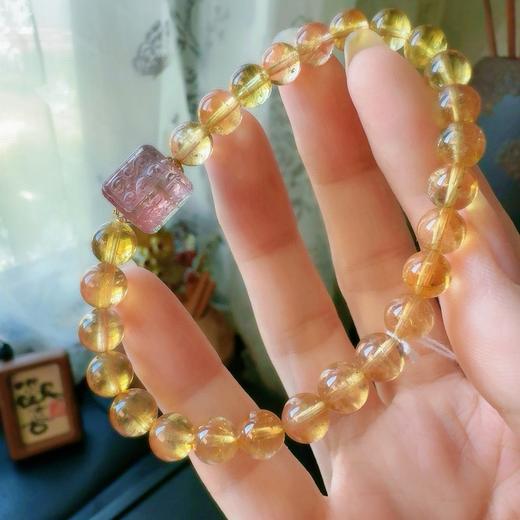 7mm单圈黄碧玺手串 商品图6