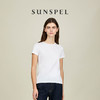 SUNSPEL女士经典款Supima匹马棉圆领T恤春夏舒适简约休闲透气 商品缩略图0
