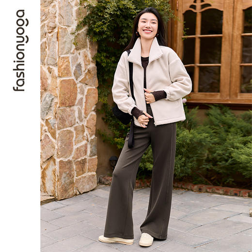 F15960休闲直筒条纹长裤 商品图12