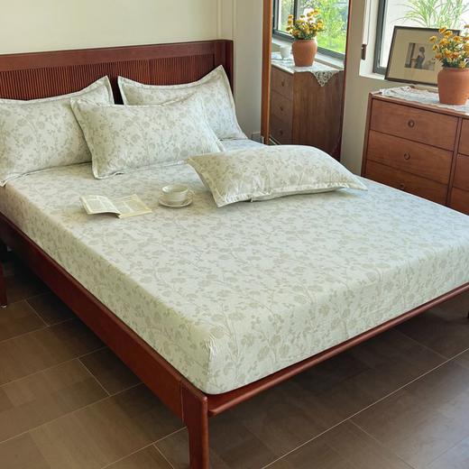 床笠三件套【觅瑾素雅文艺 A类亚麻混纺床笠】 商品图5