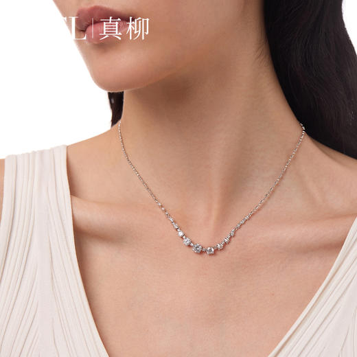 ZEGL银河漫游系列闪锆项链高级感轻奢小众饰品女款新款锁骨链颈链 商品图3