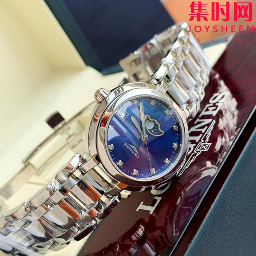 浪琴匠心之作【落落大方 腕间淑女】浪琴表 ETC心月月相系列 女士腕表 优雅而至 典雅别致的外观 商品图3