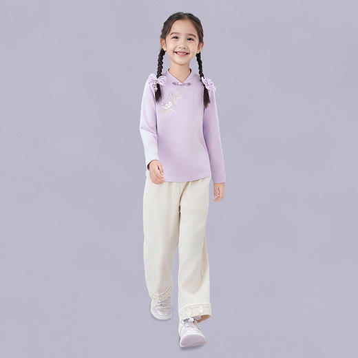 笛莎Deesha观山见女童裤子2025秋季女童裤子 商品图2