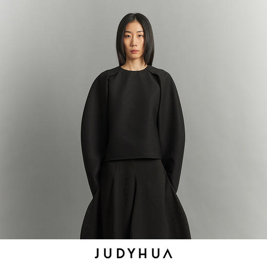 JUDYHUA 纯粹系列极简华夫格上衣 商品图0