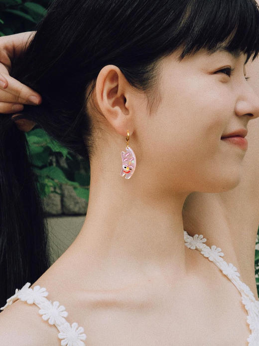 古古楽简约可爱多巴胺配色耳饰 | 以时令蔬果为灵感、搭配多巴胺配色、简约可爱、色彩明快、大小朋友皆可佩戴 商品图7