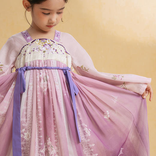 笛莎Deesha观山见女童连衣裙2025秋季女童连衣裙 商品图6