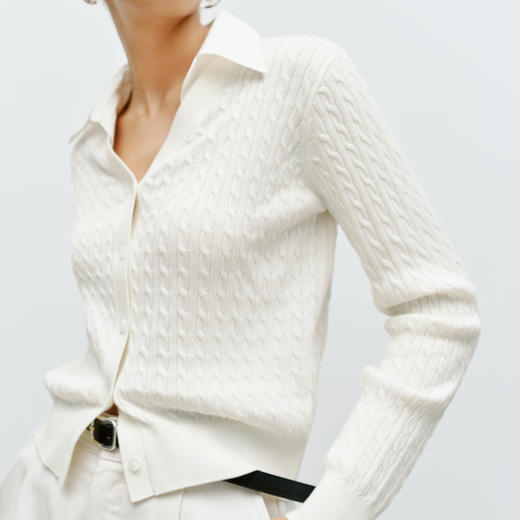 【商场同款】麦檬冬针梭拼毛衣5FA132881 商品图2