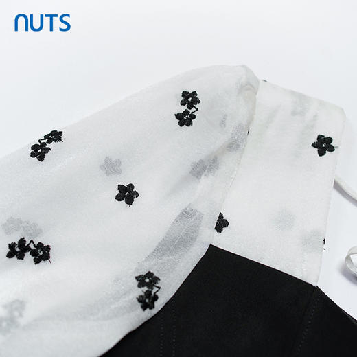 NUTS商场同款春秋季设计感气质时尚通勤宽松长袖连衣裙女331102256 商品图4