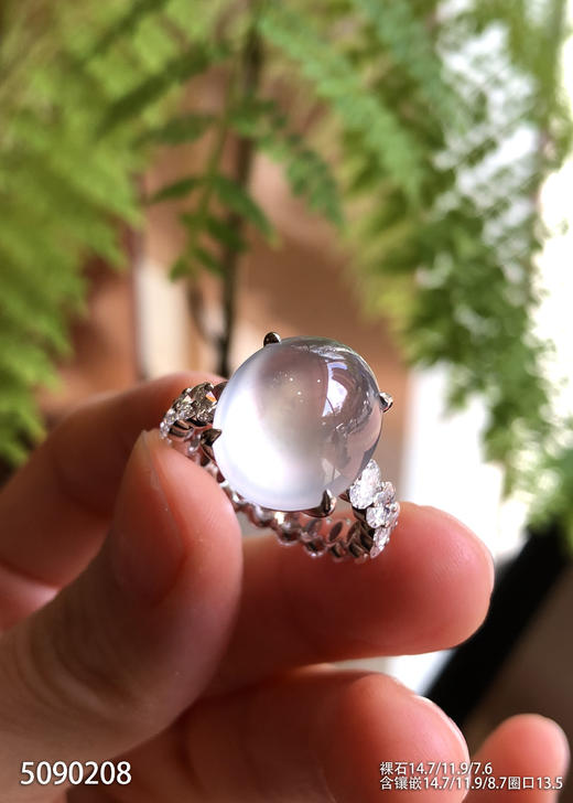 5090208，蛋面戒指。具体价格微信咨询 商品图2