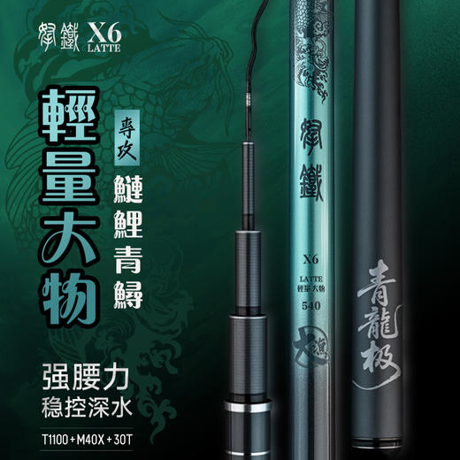 伽玛精工发现者拿铁鱼竿手竿超轻超硬鲫鱼鲤鱼台钓竿 商品图5