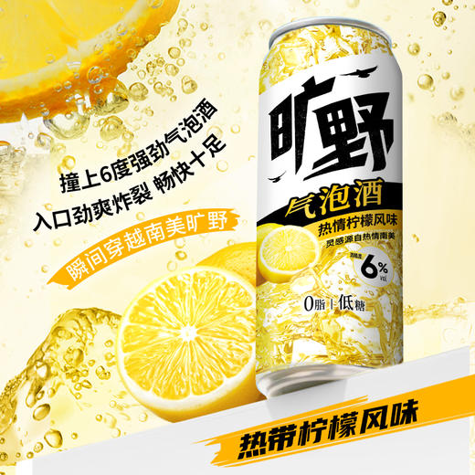 旷野 热情柠檬味500ML*6罐 商品图2