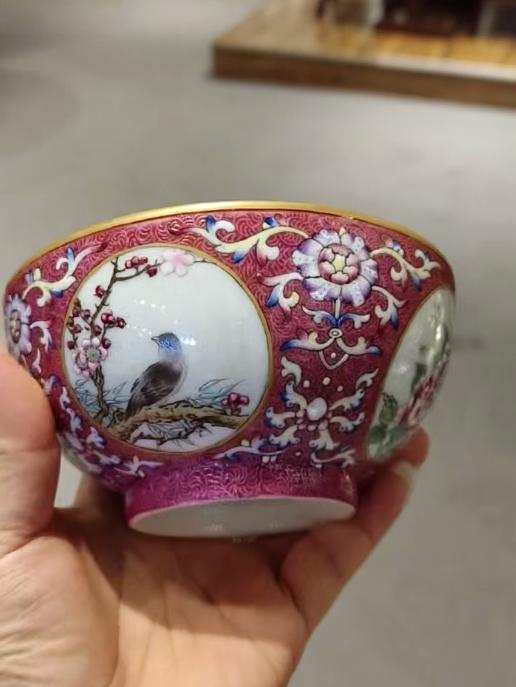 胭脂红碗/杯子 商品图0