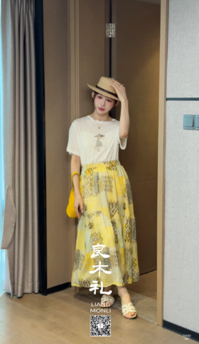 良木礼——天丝印花短T