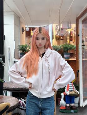 温柔来袭 | 粉色卫衣外套