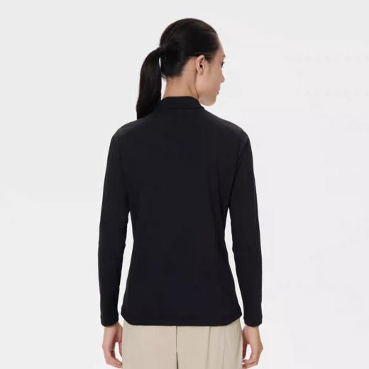 点此购买 可隆春秋季女款户外运动上衣露营半拉链长袖拉绒打底衫 qk 326861 商品图5