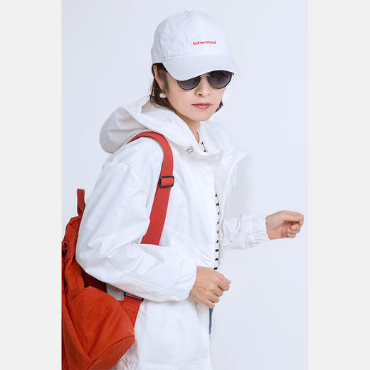 双拉链连帽冲锋衣 商品图0