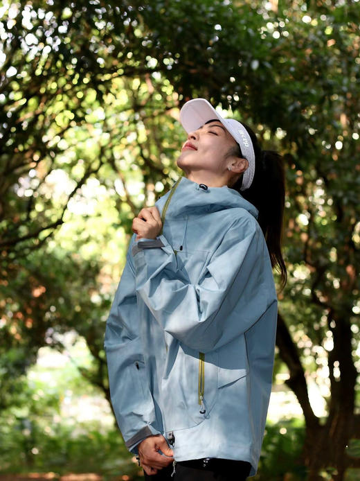 清仓特惠！ 木言欢情侣山系炫彩防风衣  防泼防风硬壳冲锋外套 商品图0