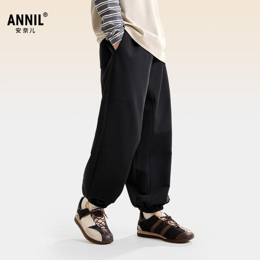 男童全腰针织单裤秋季新款安奈儿童装EB536514 商品图1