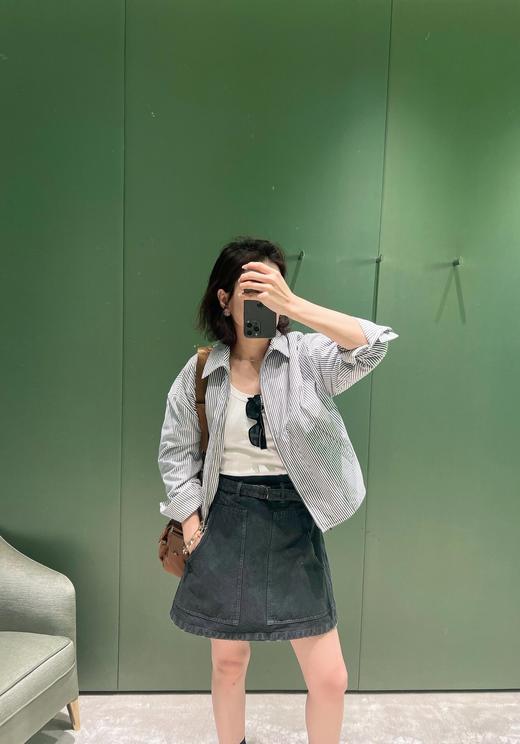 普拉达 25FW早秋新款 条纹翻领棉服外套（ZY*MM） 商品图3