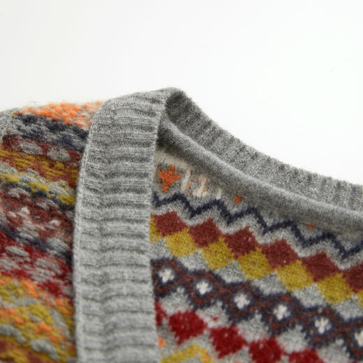 ROMI STUDIO“优雅松弛”羊毛费尔岛柔软细腻毛织背心 RWCAST5225 商品图2