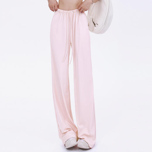 跃牌【禅语梵心】高腰提臀运动宽松直筒长裤女裸感跑步显瘦健身裤休闲瑜伽裤CK3346 商品图1