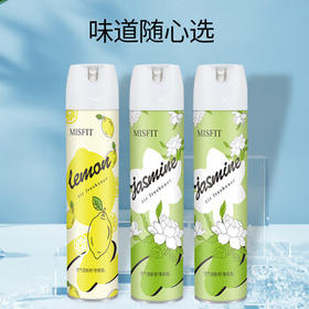 MISFIT空气清新剂370ml*3瓶柠檬茉莉除臭持久留香室内净化剂车用卫生间 /家庭清洁/纸品 /家庭环境清洁 /空气清新剂