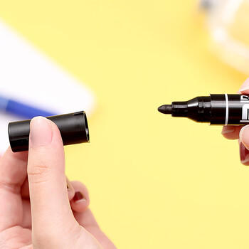 齐心(Comix)单头物流黑色油性记号笔 标记大头笔 50支装 线幅2mm EM830-50 商品图4