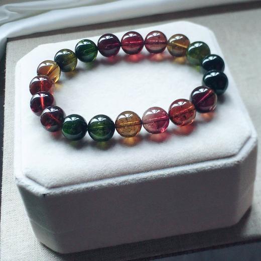 10mm单圈彩虹碧玺手串 商品图2
