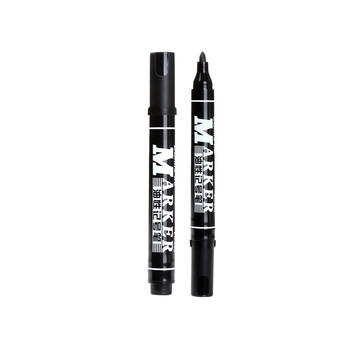 齐心(Comix)单头物流黑色油性记号笔 标记大头笔 50支装 线幅2mm EM830-50 商品图0