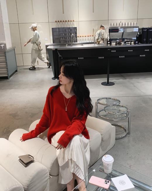 金蘑菇菇【羊毛飘飘裙】纱裙般飘逸浪漫！温柔百褶裙 商品图1