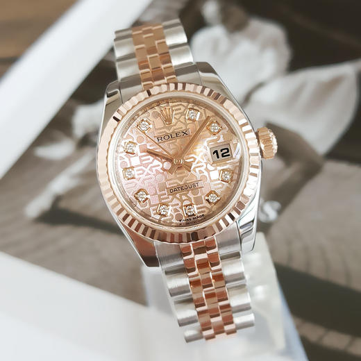 【95新】ROLEX 劳力士日志型系列179171天文台认证自动机械机芯26MM（女款）日期显示010825NJM09 商品图3