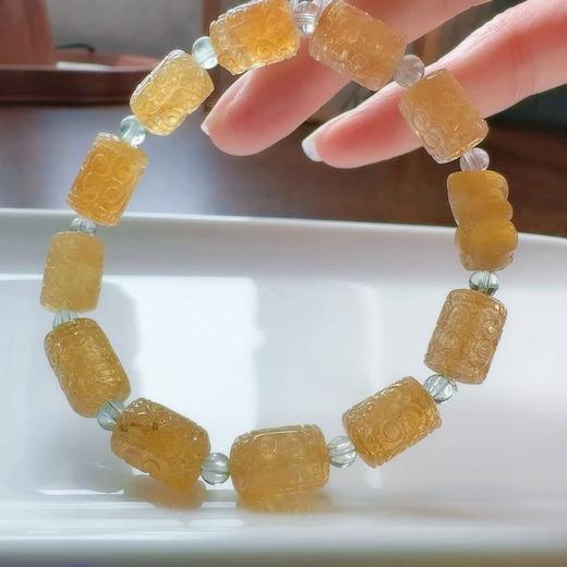 8-12mm单圈回纹碧玺手串 商品图4