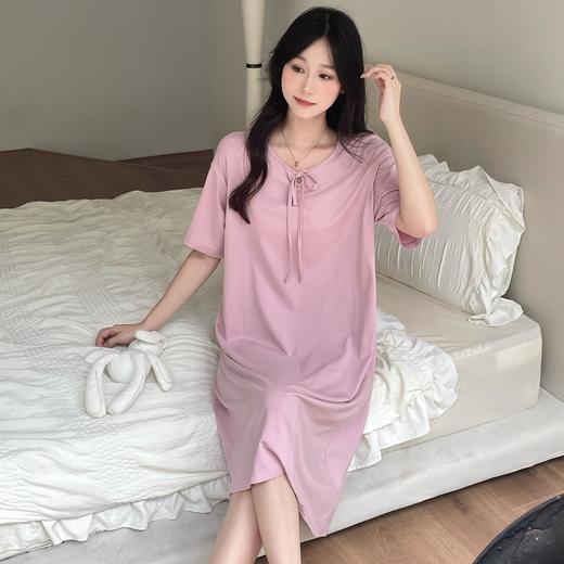 康妮雅女式短袖睡裙 53W62T017 商品图1
