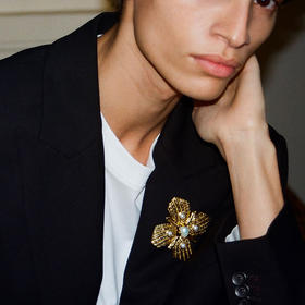 北京仓｜Goossens Paris-Circé Shell-金色贝壳 胸针［法国设计师］