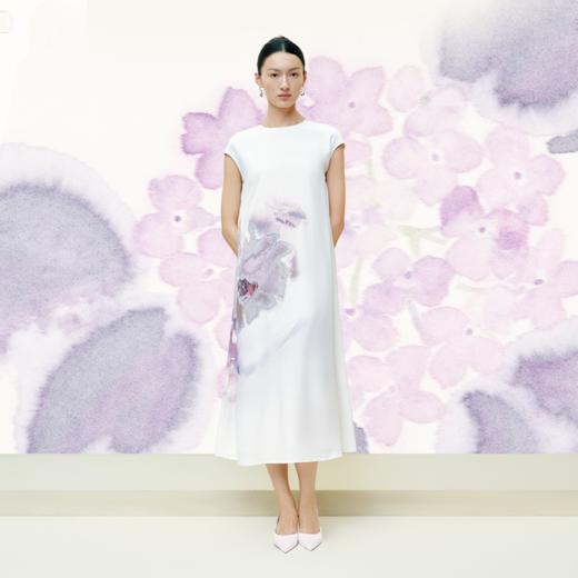 万事利“秘境花园”连衣裙 商品图2