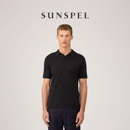 【海岛棉系列】SUNSPEL男士Sea Island海岛棉短袖Polo衫纯色舒适 商品图1