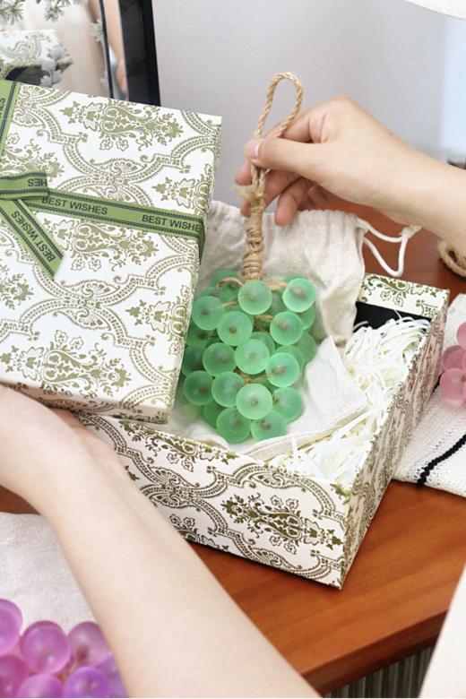 ‼️认准大号水晶葡萄约45颗⭕️教师节/情人节礼物  ❤纯手工定制款🍇【水晶葡萄手工皂】挂浴室水光盈盈，藏衣柜暗香浮动~ 商品图5